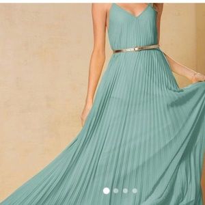 Victoria’s Secret knife pleat maxi dress